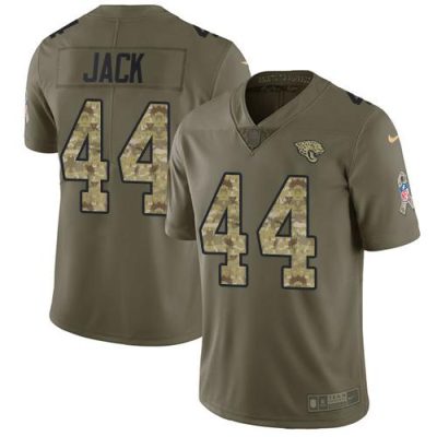 Nike Jacksonville Jaguars #44 Myles Jack Olive/Camo Stitched NFL Limited 2017 Salute To Service Jersey