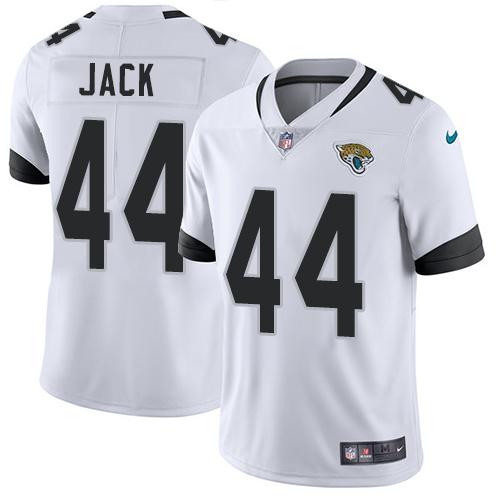 Nike Jacksonville Jaguars #44 Myles Jack White Stitched NFL Vapor Untouchable Limited Jersey