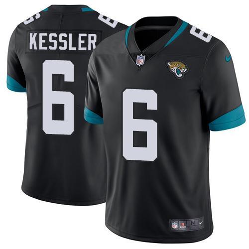 Nike Jacksonville Jaguars #6 Cody Kessler Black Team Color Stitched NFL Vapor Untouchable Limited Jersey