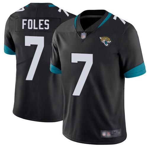 Nike Jacksonville Jaguars #7 Nick Foles Black Team Color Stitched NFL Vapor Untouchable Limited Jersey