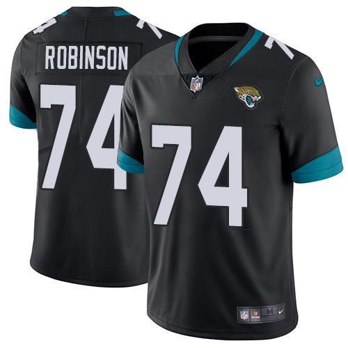 Nike Jacksonville Jaguars #74 Cam Robinson Black Team Color Stitched NFL Vapor Untouchable Limited Jersey