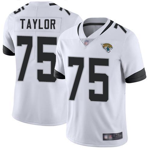 Nike Jacksonville Jaguars #75 Jawaan Taylor White Stitched NFL Vapor Untouchable Limited Jersey