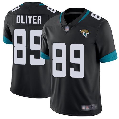 Nike Jacksonville Jaguars #89 Josh Oliver Black Team Color Stitched NFL Vapor Untouchable Limited Jersey