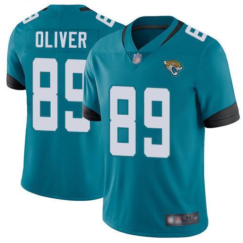 Nike Jacksonville Jaguars #89 Josh Oliver Teal Green Alternate Stitched NFL Vapor Untouchable Limited Jersey
