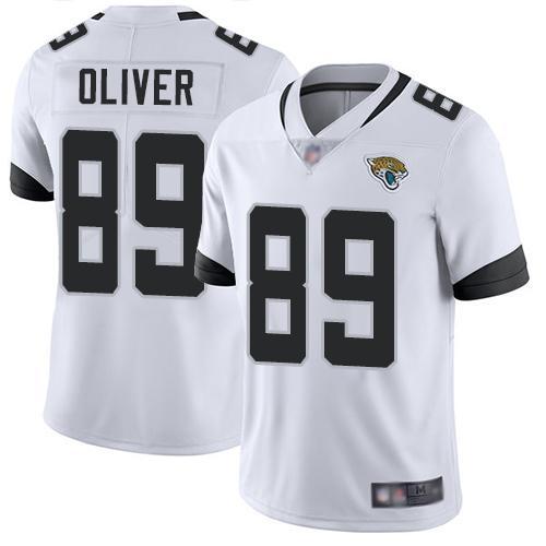 Nike Jacksonville Jaguars #89 Josh Oliver White Stitched NFL Vapor Untouchable Limited Jersey