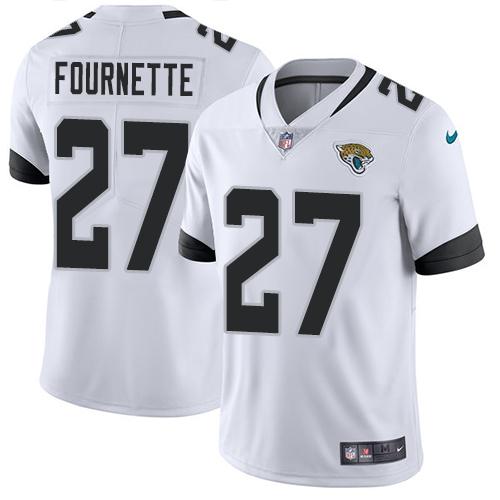 Nike Jaguars #27 Leonard Fournette White Stitched NFL Vapor Untouchable Limited Jersey