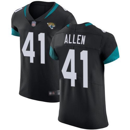 Nike Jaguars #41 Josh Allen Black Team Color Stitched NFL Vapor Untouchable Elite Jersey
