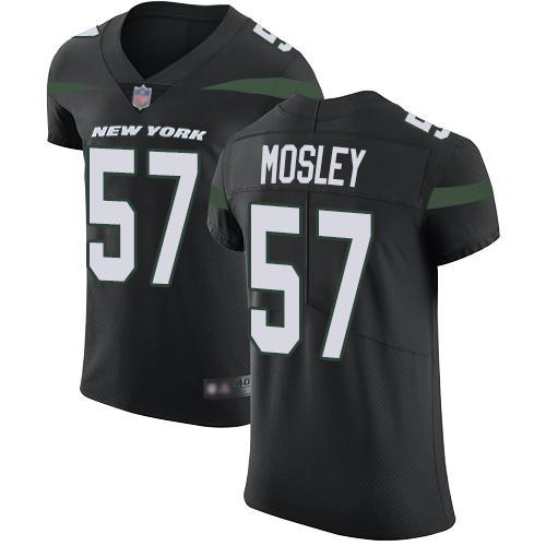 Nike Jets #57 C.J. Mosley Black Alternate Stitched NFL Vapor Untouchable Elite Jersey