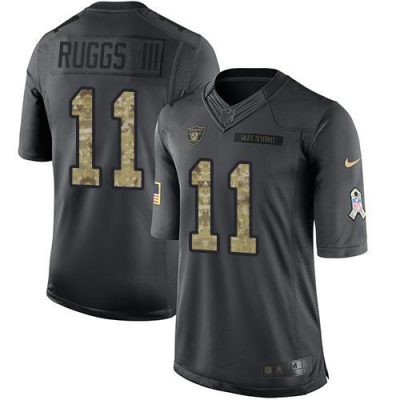 Nike Las Vegas Raiders #11 Henry Ruggs III Black Stitched NFL Limited 2016 Salute to Service Jersey