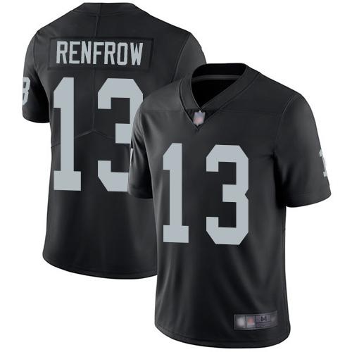 Nike Las Vegas Raiders #13 Hunter Renfrow Black Team Color Stitched NFL Vapor Untouchable Limited Jersey