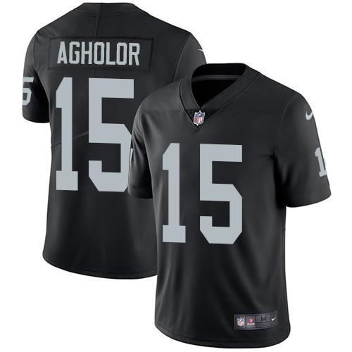 Nike Las Vegas Raiders #15 Nelson Agholor Black Team Color Stitched NFL Vapor Untouchable Limited Jersey