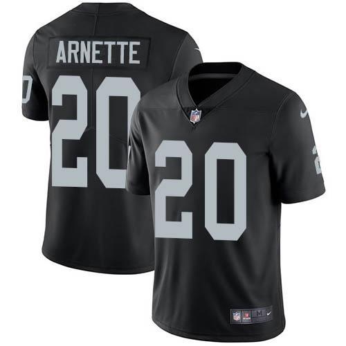 Nike Las Vegas Raiders #20 Damon Arnette Black Team Color Stitched NFL Vapor Untouchable Limited Jersey