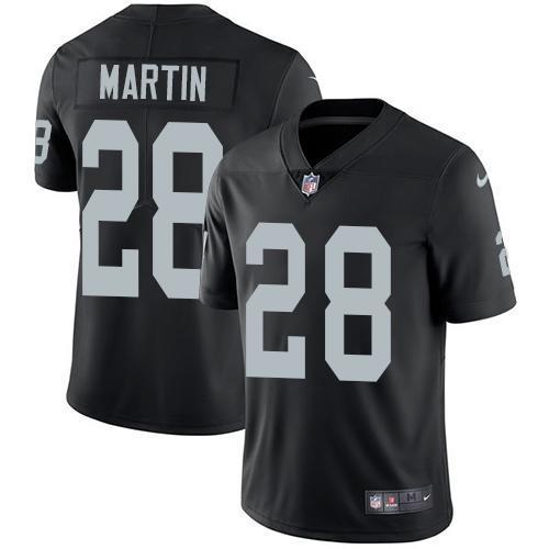 Nike Las Vegas Raiders #28 Doug Martin Black Team Color Stitched NFL Vapor Untouchable Limited Jersey