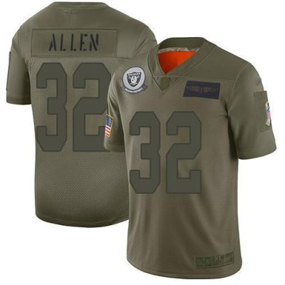 Nike Las Vegas Raiders #32 Marcus Allen Camo Stitched NFL Limited 2019 Salute To Service Jersey