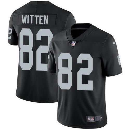 Nike Las Vegas Raiders #82 Jason Witten Black Team Color Stitched NFL Vapor Untouchable Limited Jersey