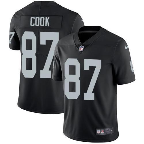 Nike Las Vegas Raiders #87 Jared Cook Black Team Color Stitched NFL Vapor Untouchable Limited Jersey