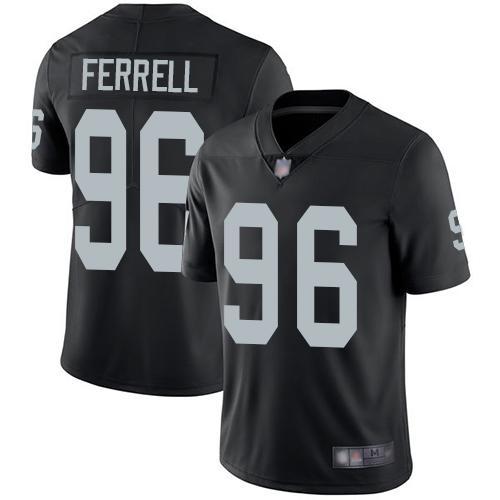 Nike Las Vegas Raiders #96 Clelin Ferrell Black Team Color Stitched NFL Vapor Untouchable Limited Jersey