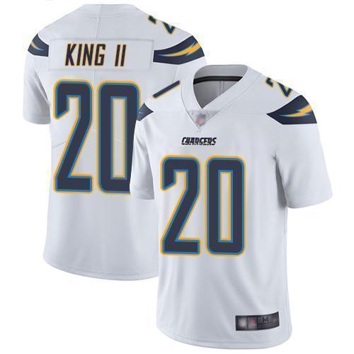 Nike Los Angeles Chargers #20 Desmond King II White Stitched NFL Vapor Untouchable Limited Jersey