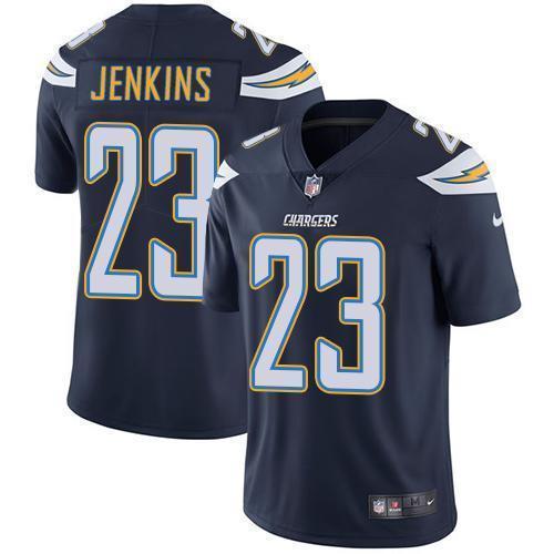 Nike Los Angeles Chargers #23 Rayshawn Jenkins Navy Blue Team Color Stitched NFL Vapor Untouchable Limited Jersey