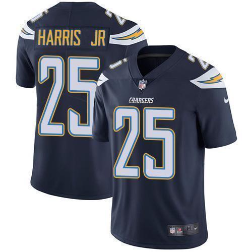 Nike Los Angeles Chargers #25 Chris Harris Jr Navy Blue Team Color Stitched NFL Vapor Untouchable Limited Jersey