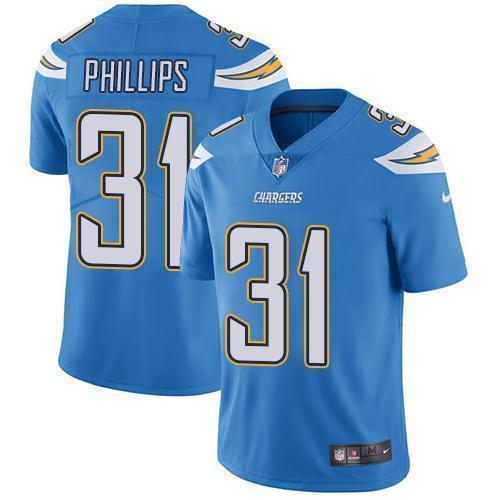 Nike Los Angeles Chargers #31 Adrian Phillips Electric Blue Alternate Stitched NFL Vapor Untouchable Limited Jersey