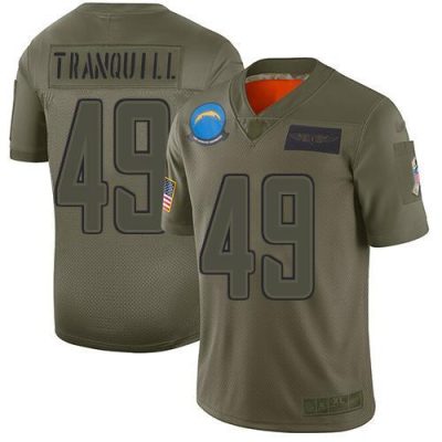 Nike Los Angeles Chargers #49 Drue Tranquill Camo Stitched NFL Limited 2019 Salute To Service Jersey