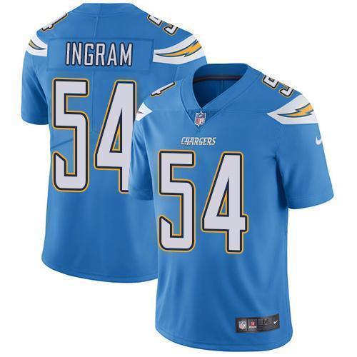 Nike Los Angeles Chargers #54 Melvin Ingram Electric Blue Alternate Stitched NFL Vapor Untouchable Limited Jersey