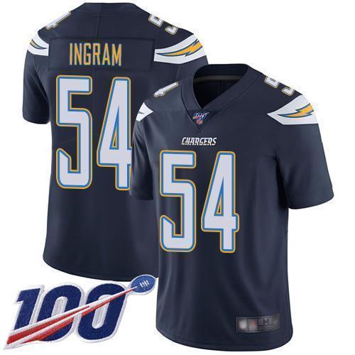 Nike Los Angeles Chargers #54 Melvin Ingram Navy Blue Team Color Stitched NFL 100th Season Vapor Limited Jersey