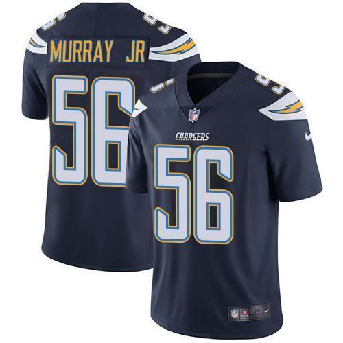Nike Los Angeles Chargers #56 Kenneth Murray Jr Navy Blue Team Color Stitched NFL Vapor Untouchable Limited Jersey