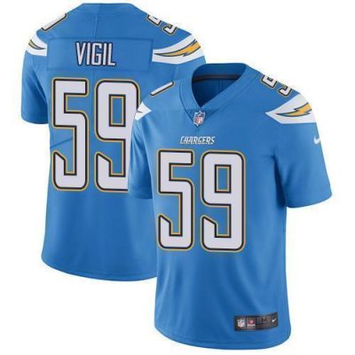 Nike Los Angeles Chargers #59 Nick Vigil Electric Blue Alternate Stitched NFL Vapor Untouchable Limited Jersey