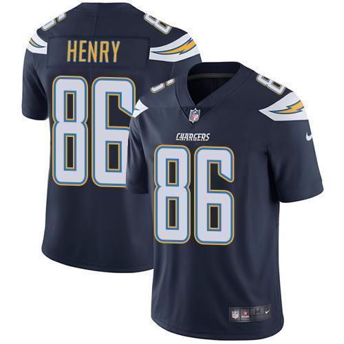 Nike Los Angeles Chargers #86 Hunter Henry Navy Blue Team Color Stitched NFL Vapor Untouchable Limited Jersey