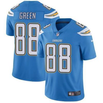 Nike Los Angeles Chargers #88 Virgil Green Electric Blue Alternate Stitched NFL Vapor Untouchable Limited Jersey