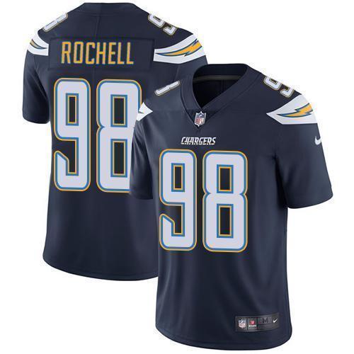 Nike Los Angeles Chargers #98 Isaac Rochell Navy Blue Team Color Stitched NFL Vapor Untouchable Limited Jersey