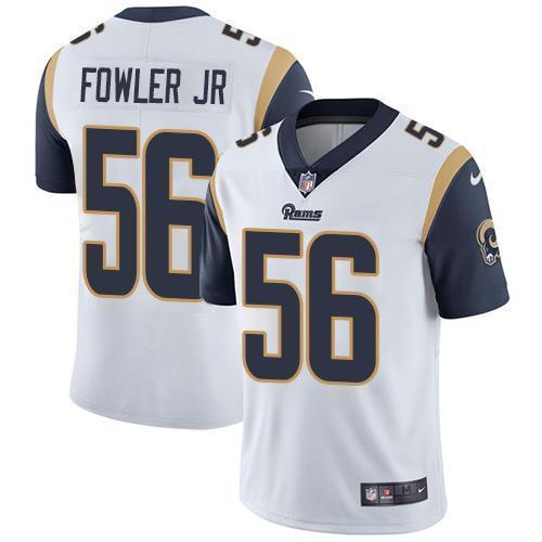 Nike Los Angeles Rams #56 Dante Fowler Jr White Stitched NFL Vapor Untouchable Limited Jersey