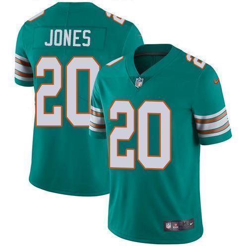 Nike Miami Dolphins #20 Reshad Jones Aqua Green Alternate Stitched NFL Vapor Untouchable Limited Jersey