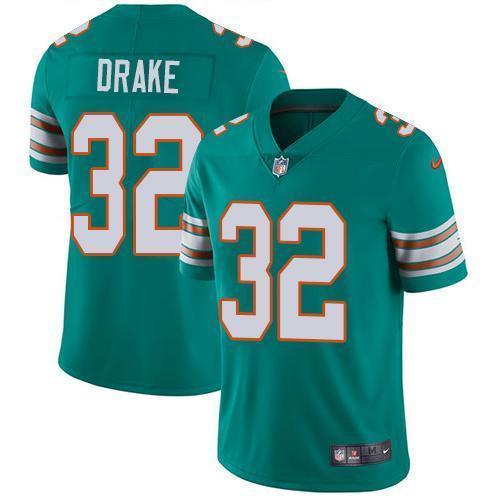 Nike Miami Dolphins #32 Kenyan Drake Aqua Green Alternate Stitched NFL Vapor Untouchable Limited Jersey