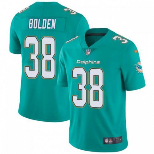 Nike Miami Dolphins #38 Brandon Bolden Aqua Green Team Color Stitched NFL Vapor Untouchable Limited Jersey