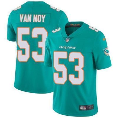 Nike Miami Dolphins #53 Kyle Van Noy Aqua Green Team Color Stitched NFL Vapor Untouchable Limited Jersey