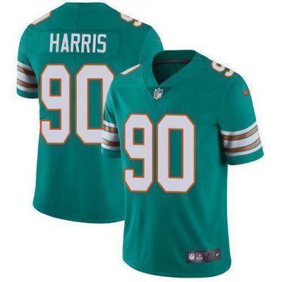 Nike Miami Dolphins #90 Charles Harris Aqua Green Alternate Stitched NFL Vapor Untouchable Limited Jersey