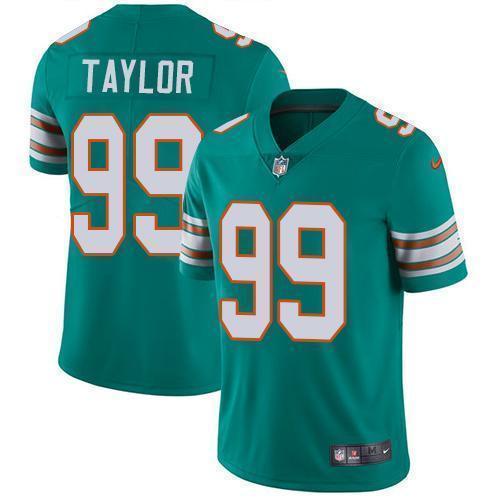 Nike Miami Dolphins #99 Jason Taylor Aqua Green Alternate Stitched NFL Vapor Untouchable Limited Jersey