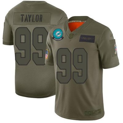 Nike Miami Dolphins #99 Jason Taylor Camo Stitched NFL Limited 2019 Salute To Service Jersey