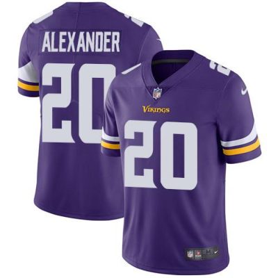 Nike Minnesota Vikings #20 Mackensie Alexander Purple Team Color Stitched NFL Vapor Untouchable Limited Jersey