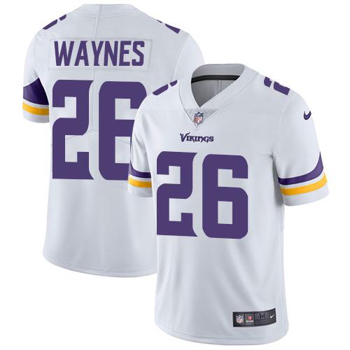 Nike Minnesota Vikings #26 Trae Waynes White Stitched NFL Vapor Untouchable Limited Jersey