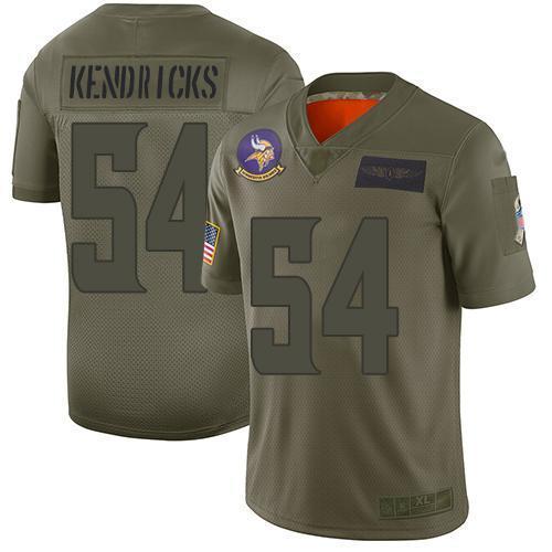 Nike Minnesota Vikings #54 Eric Kendricks Camo Stitched NFL Limited 2019 Salute To Service Jersey