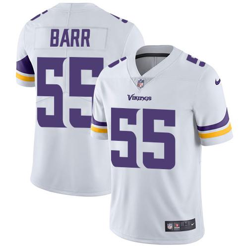Nike Minnesota Vikings #55 Anthony Barr White Stitched NFL Vapor Untouchable Limited Jersey