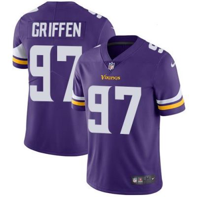 Nike Minnesota Vikings #97 Everson Griffen Purple Team Color Stitched NFL Vapor Untouchable Limited Jersey