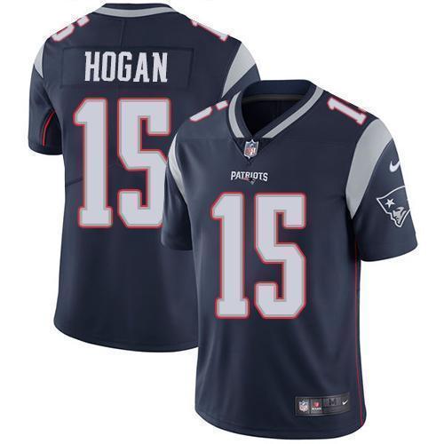 Nike New England Patriots #15 Chris Hogan Navy Blue Team Color Stitched NFL Vapor Untouchable Limited Jersey