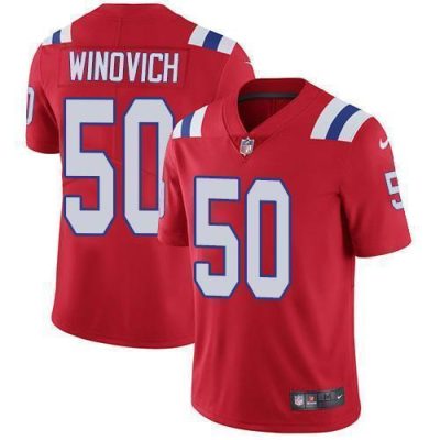 Nike New England Patriots #50 Chase Winovich Red Alternate Stitched NFL Vapor Untouchable Limited Jersey