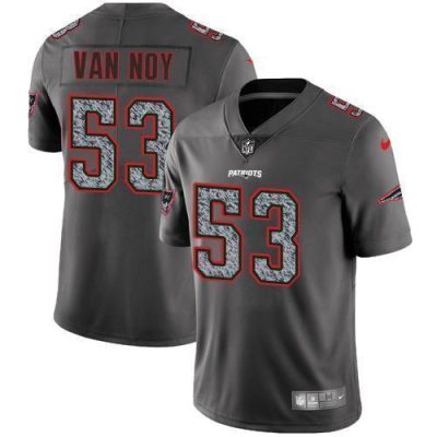 Nike New England Patriots #53 Kyle Van Noy Gray Static Stitched NFL Vapor Untouchable Limited Jersey