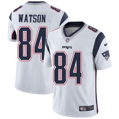 Nike New England Patriots #84 Benjamin Watson White Stitched NFL Vapor Untouchable Limited Jersey